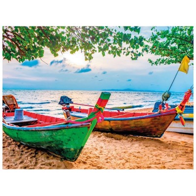 Puzzle 2000 piese Dino - Fisherman Boats 2000 Puzzle (Dino-56131) 2