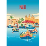Puzzle 500 piese Hachette - Holiday Dreams Malta (Hachette-Puzzle-0027)