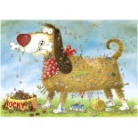 Puzzle 1000 piese Heye - Marino Degano: Jigsaw Puzzle - Degano: A Dog's Life (Heye-30066)