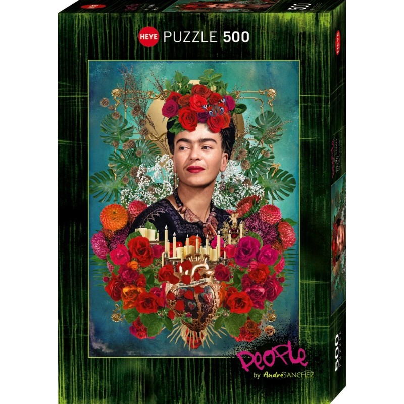 Puzzle 500 piese Heye - André Sanchez: Frida II (Heye-30094)