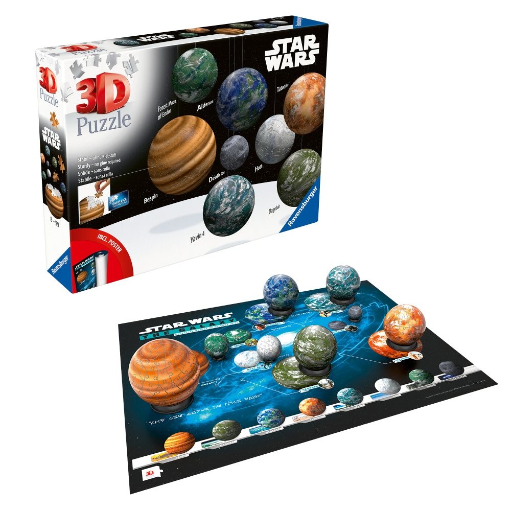 Puzzle 3D Cu 531 Piese Ravensburger - Planetele Din...