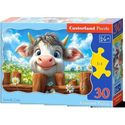 Puzzle 30 piese Castorland - Lovely Cow (Castorland-03839) 2