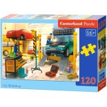 Puzzle 120 piese Castorland - Car Workshop (Castorland-13531)