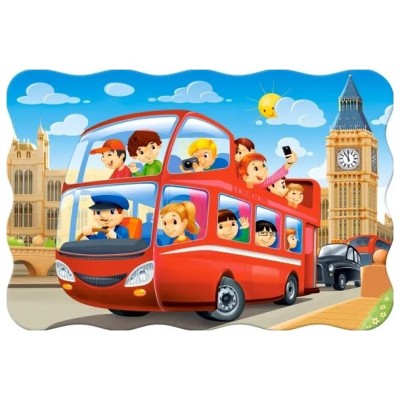 Puzzle 20 piese Castorland - London Bus (Castorland-02443)