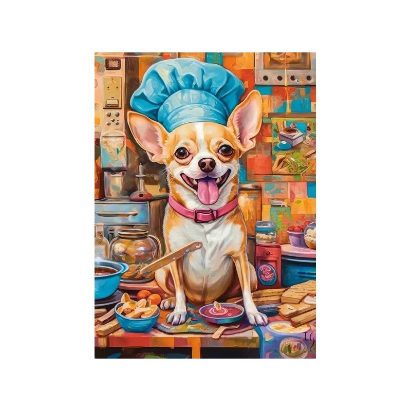 Puzzle 70 piese Castorland - Dog Chef...