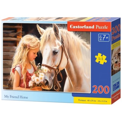 Puzzle 200 piese Castorland - My Friend Horse... 2