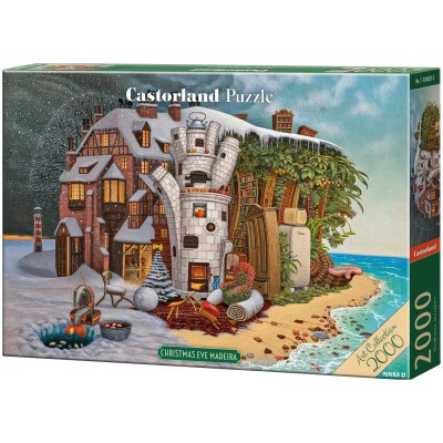Puzzle 2000 piese Castorland - Christmas Eve Madeira... 2