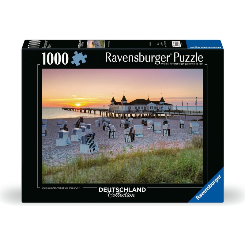Puzzle 1000 piese Ravensburger - Jigsaw Puzzle - Ostseebad Ahlbeck, Us (Ravensburger-00644)