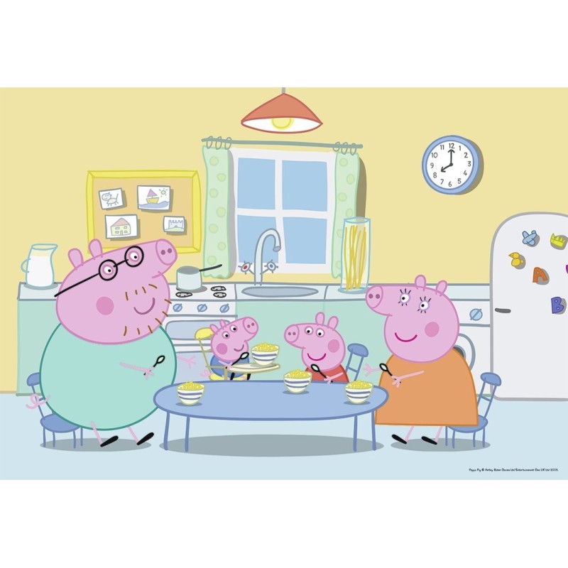 Puzzle 12 piese Ravensburger - 2 Jigsaw Puzzle - Peppa Pig (Ravensburger-07596)