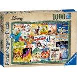 Puzzle 1000 piese Ravensburger - Vintage Posters Disney (Ravensburger-00689)