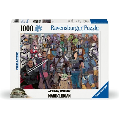 Puzzle 1000 piese Ravensburger - Star Wars Mandalorian (Ravensburger-00536)