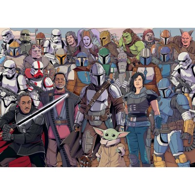 Puzzle 1000 piese Ravensburger - Star Wars Mandalorian (Ravensburger-00536) 2