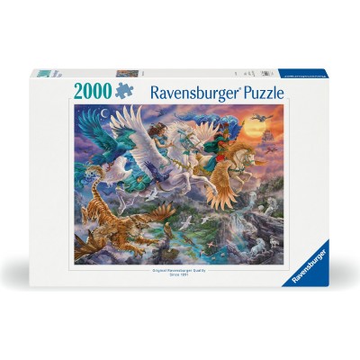 Puzzle 2000 piese Ravensburger - Through the Air on the Pegasus (Ravensburger-00806)
