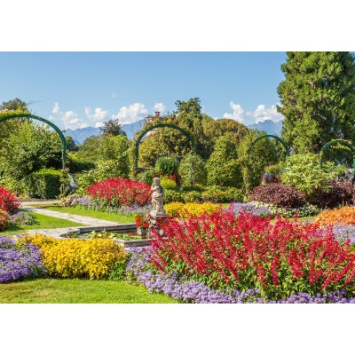 Puzzle 1000 piese Ravensburger - Park of Villa Pallavicino, Stresa, Italy (Ravensburger-00852) 2