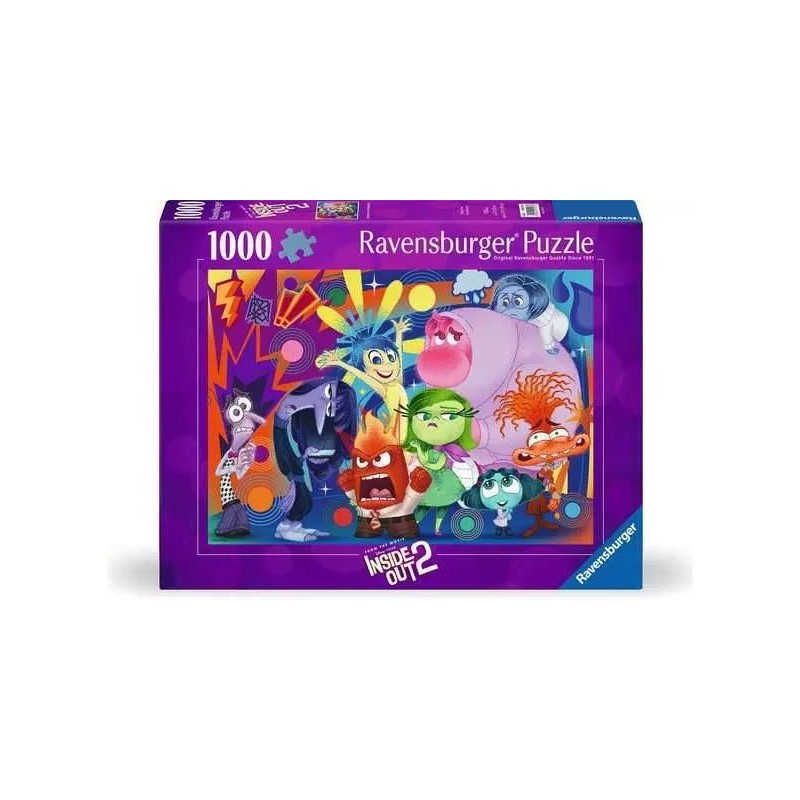 Puzzle 1000 piese Ravensburger - New Emotions at Headquarters (Ravensburger-01537)