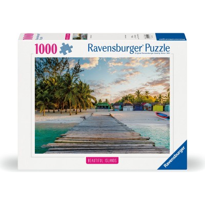 Puzzle 1000 piese Ravensburger - Beautiful Islands - Maldives (Ravensburger-00159)