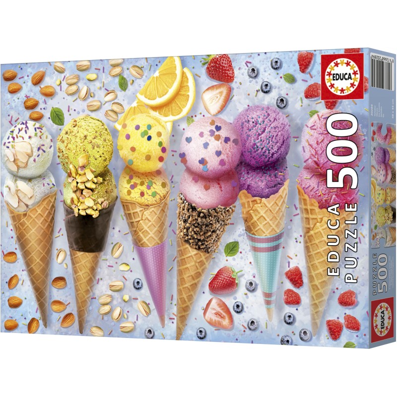 Puzzle 500 piese Educa - Ice Cream (Educa-20289)