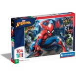 Puzzle 104 piese Clementoni - Spiderman Supercolor Puzzle (Clementoni-27116)