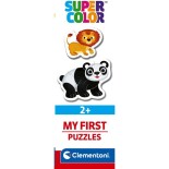 Puzzle 2/3/4/5 piese Clementoni - My First Puzzle - Wild Animals (4 Puzzles) (Clementoni-20810)