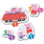 Puzzle 3/6/9/12 piese Clementoni - My First Puzzle - Peppa Pig (Clementoni-20829)