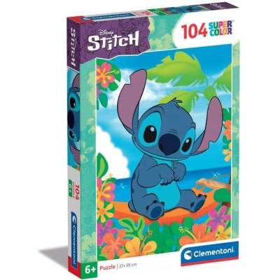 Puzzle 104 piese Clementoni - Stitch (Clementoni-25755)