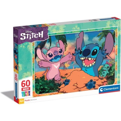 Puzzle 60 piese XXL Clementoni - Stitch (Clementoni-26596)