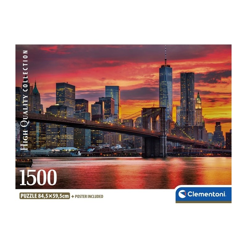Puzzle 1500 piese Clementoni - East...