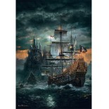 Puzzle 1500 piese Clementoni - The Pirates Ship (Clementoni-31719)