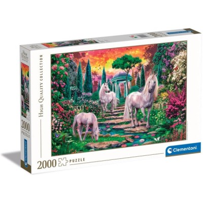 Puzzle 2000 piese Clementoni - Classical Garden Unicorn...