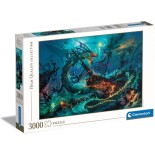 Puzzle 3000 piese Clementoni - The Underwater Battle (Clementoni-33023)