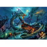 Puzzle 3000 piese Clementoni - The Underwater Battle (Clementoni-33023)