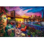 Puzzle 3000 piese Clementoni - Manhattan Balcony Sunset (Clementoni-33552)