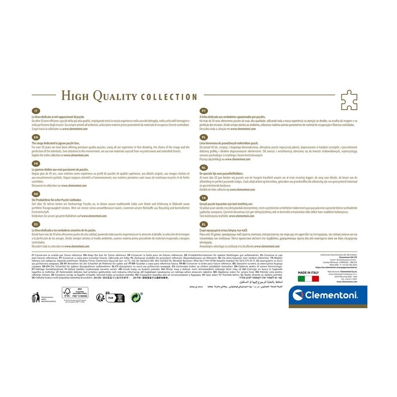 Puzzle 3000 piese Clementoni -...