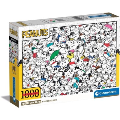 Puzzle 1000 piese Clementoni - Impossible Snoopy...