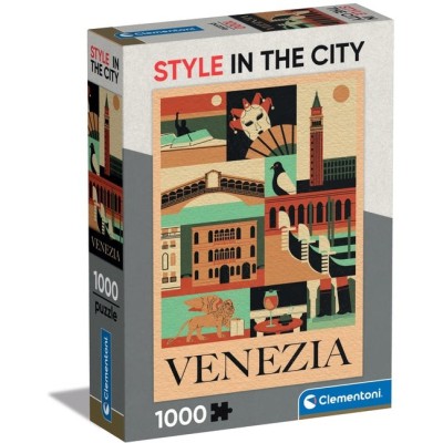 Puzzle 1000 piese Clementoni - Style in the City, Venezia...
