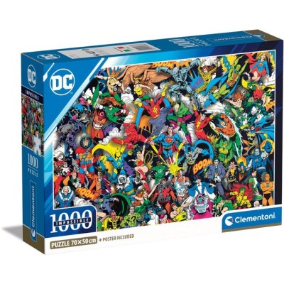 Puzzle 1000 piese Clementoni - Impossible Justice League...