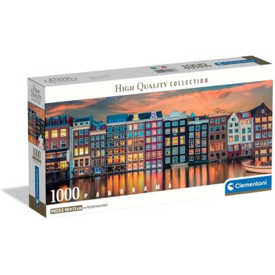 Puzzle 1000 piese Clementoni - Bright Amsterdam...