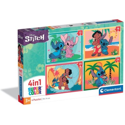 Puzzle 12/16/20/24 piese Clementoni - Disney Stitch...
