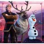 Puzzle 3x48 piese Clementoni - Disney Frozen (Clementoni-25306)