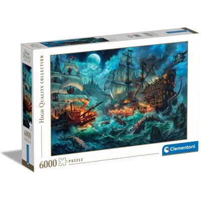 Puzzle 6000 piese Clementoni - Pirates Battle...