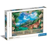 Puzzle 3000 piese Clementoni - Lush Terrace On Lake (Clementoni-33553)
