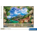Puzzle 3000 piese Clementoni - Lush Terrace On Lake (Clementoni-33553)