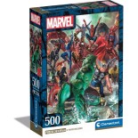 Puzzle 500 piese Clementoni - Marvel (Clementoni-35546)