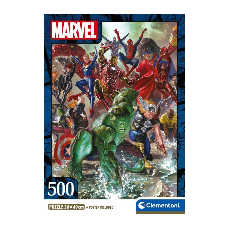Puzzle 500 piese Clementoni - Marvel...