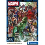 Puzzle 500 piese Clementoni - Marvel (Clementoni-35546)