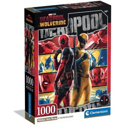 Puzzle 1000 piese Clementoni - Marvel Deadpool...