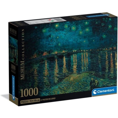 Puzzle 1000 piese Clementoni - Starry Night Over The...