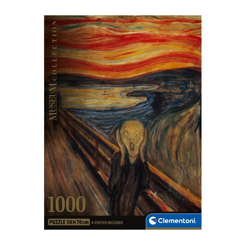 Puzzle 1000 piese Clementoni - Munch,...
