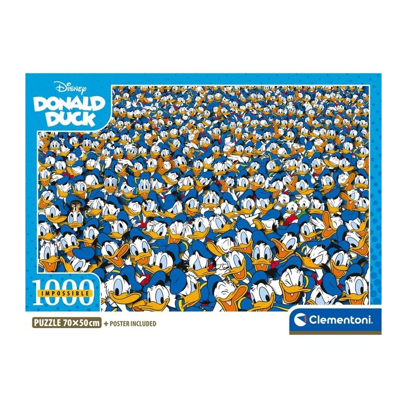 Puzzle 1000 piese Clementoni - Donald...
