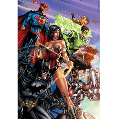 Puzzle 1000 piese Clementoni - Dc Comics (Clementoni-39852) 2